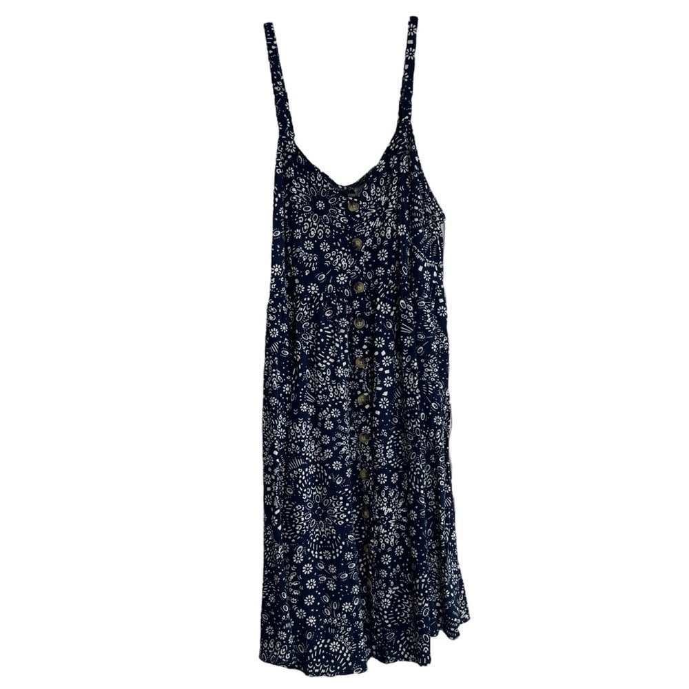 TORRID Summer Chalis Floral Sundress in Blue White Size 0 (Size 10) - Picture 4 of 9